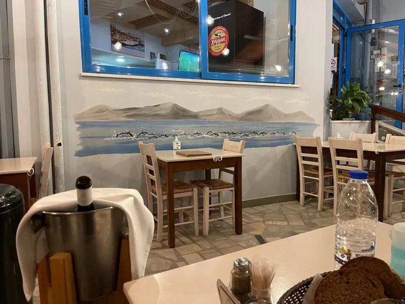 Inside a family-run taverna in Nea Chora, Chania