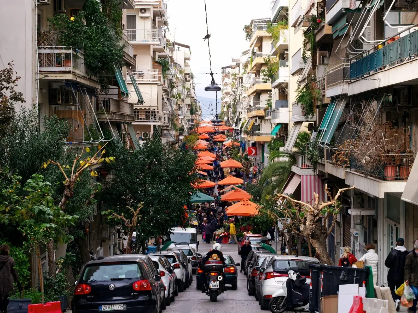 Chania's Saturday street market, where the season sets the menu
