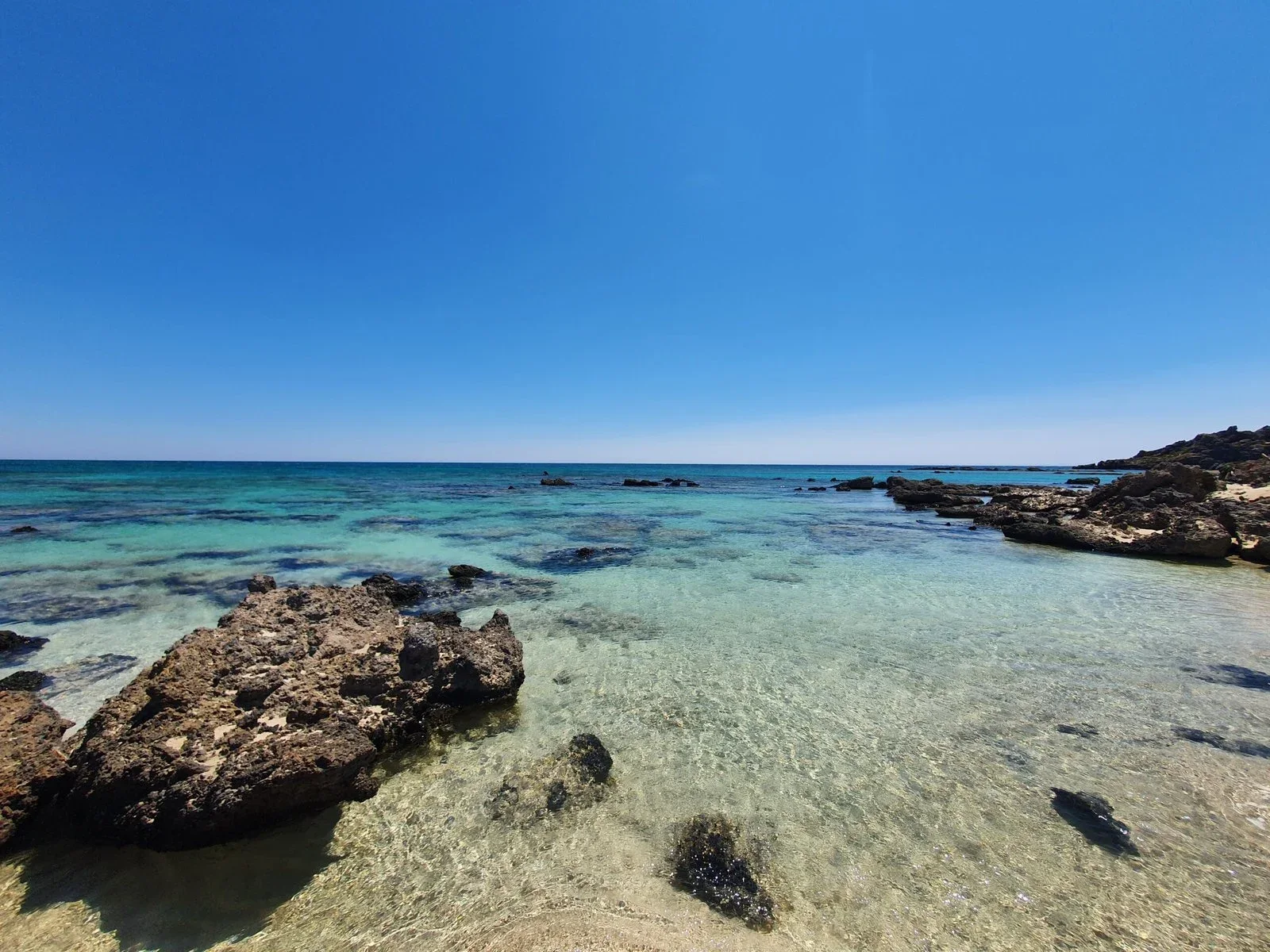 Elafonissi: spiaggia rosa e acque turchesi cristalline, Creta, foto 9