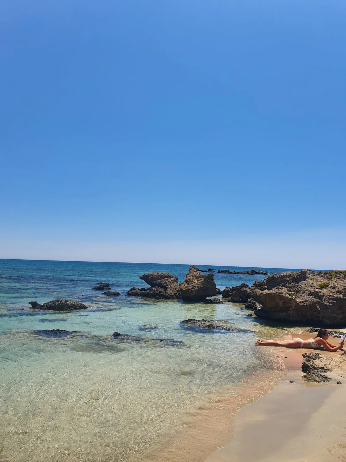 Elafonissi: spiaggia rosa e acque turchesi cristalline, Creta, foto 10
