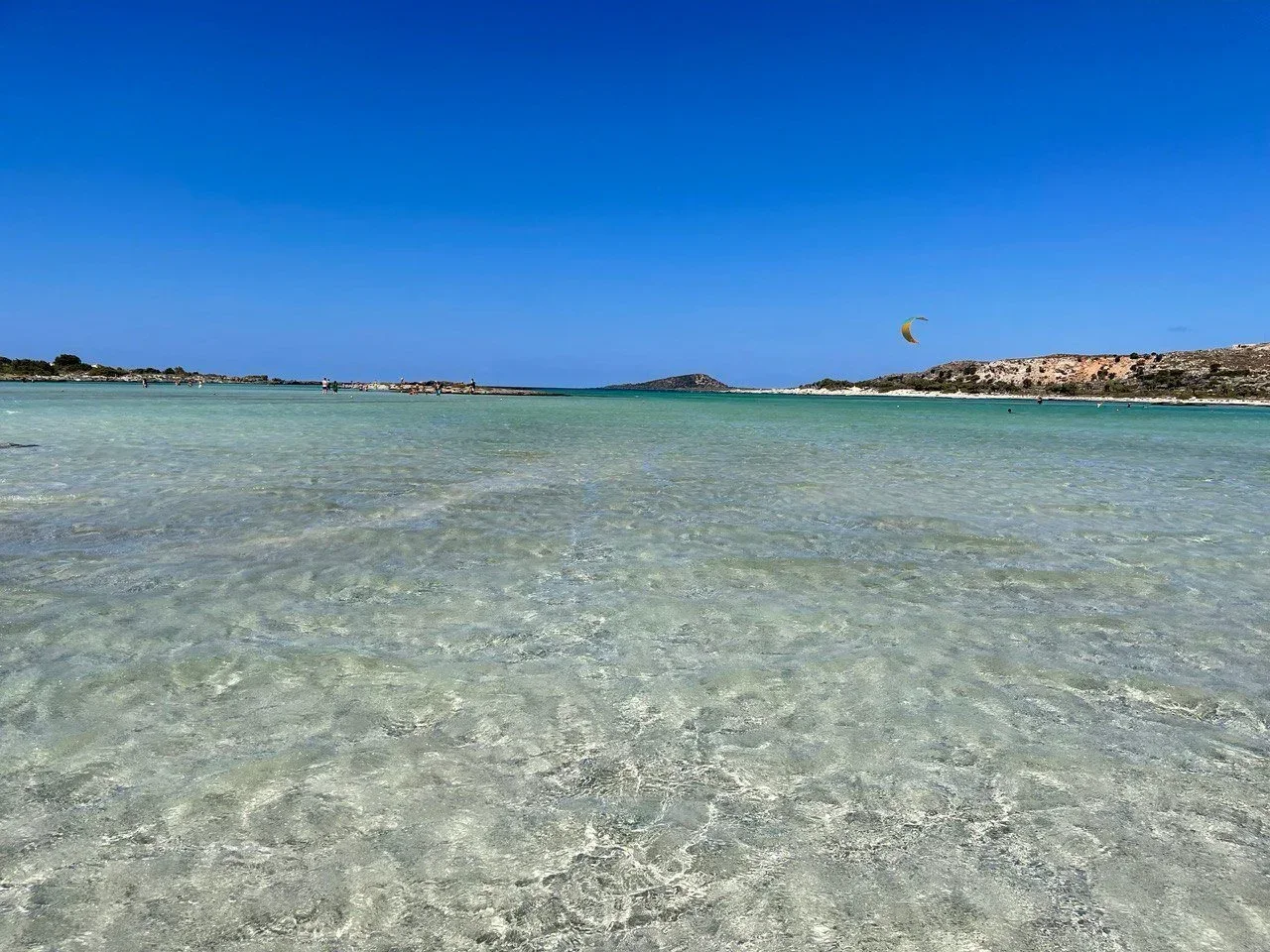 Elafonissi: spiaggia rosa e acque turchesi cristalline, Creta, foto 7