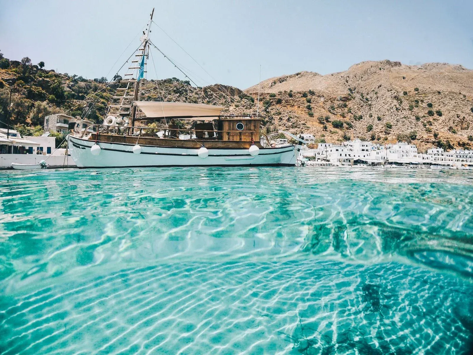 Loutro: An Idyllic Seaside Village with an Ancient Port in Sfakia, Crete