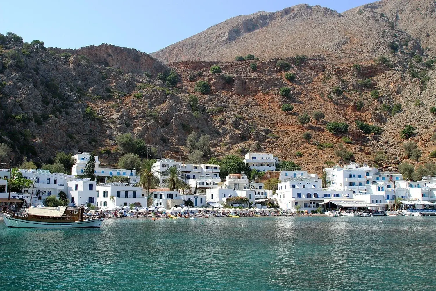 Loutro, ein idyllisches Küstendorf mit antikem Hafen und reicher Geschichte in Sfakia, Kreta, Foto 3