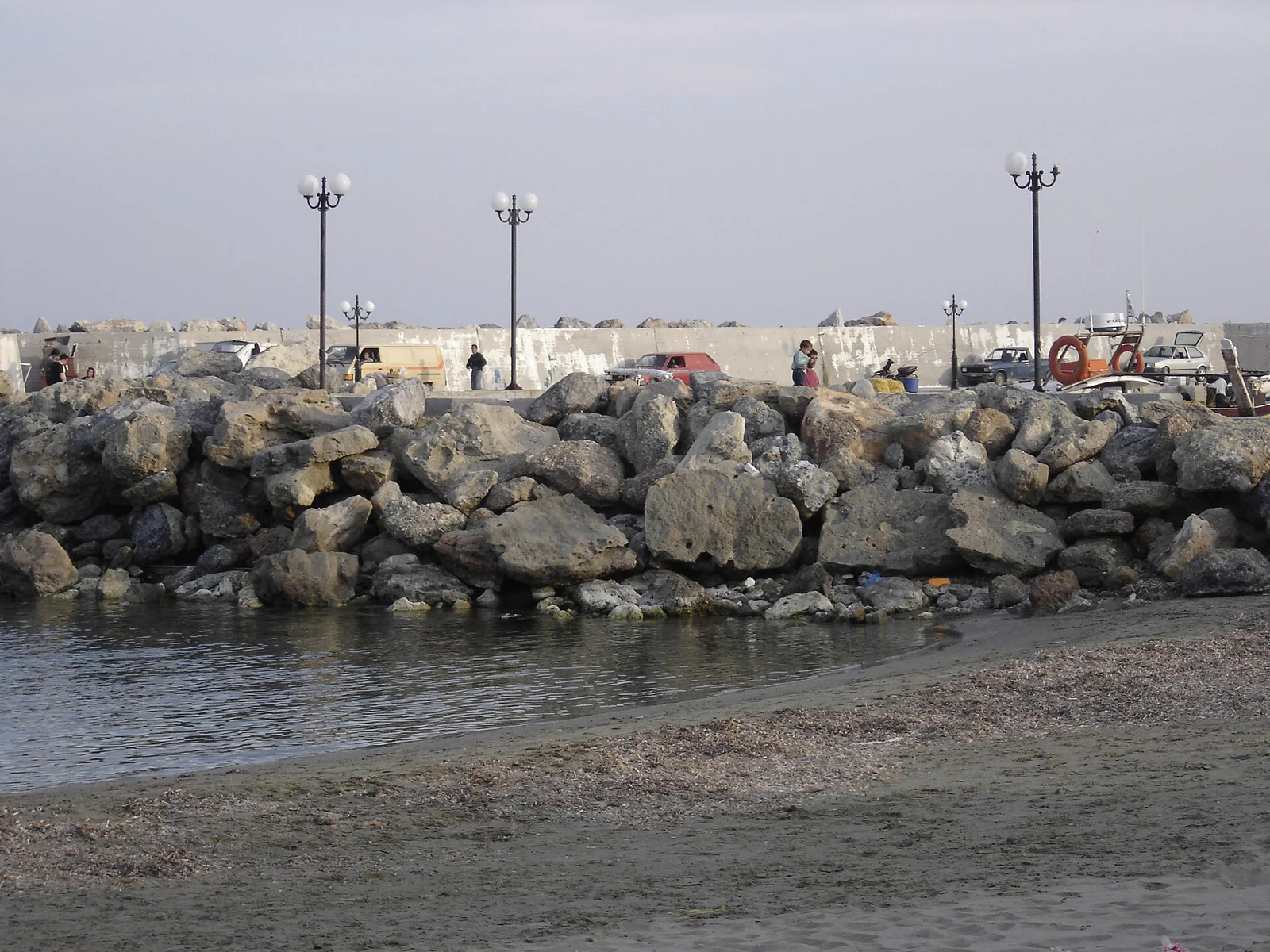 Makrigialos beach, about 6 km west of Lagada