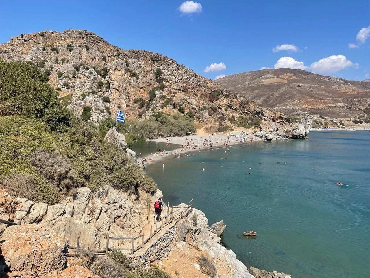Palmenstrand van Preveli en omgeving, Kreta, foto 7