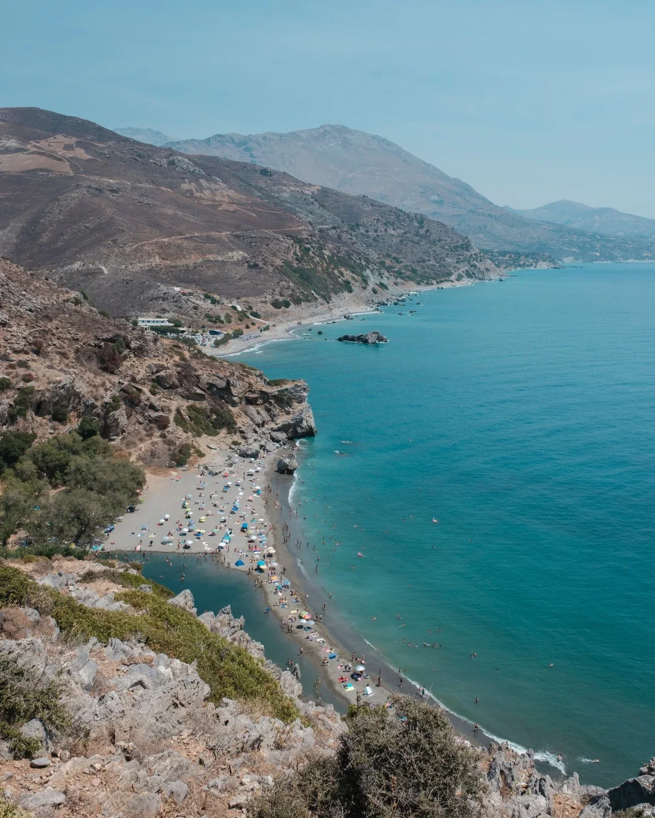 Palmenstrand van Preveli en omgeving, Kreta, foto 1