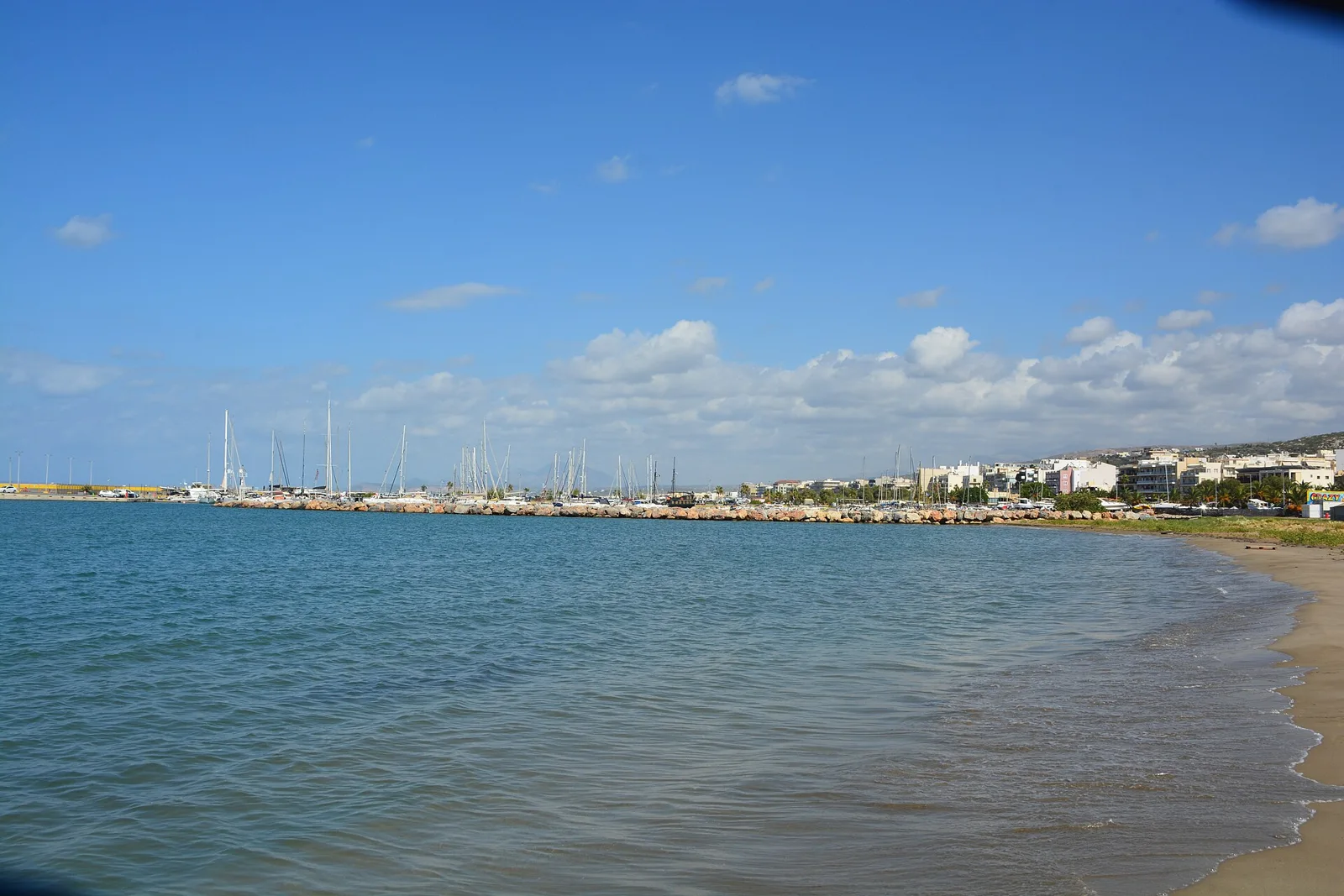 Spiaggia cittadina di Rethymno