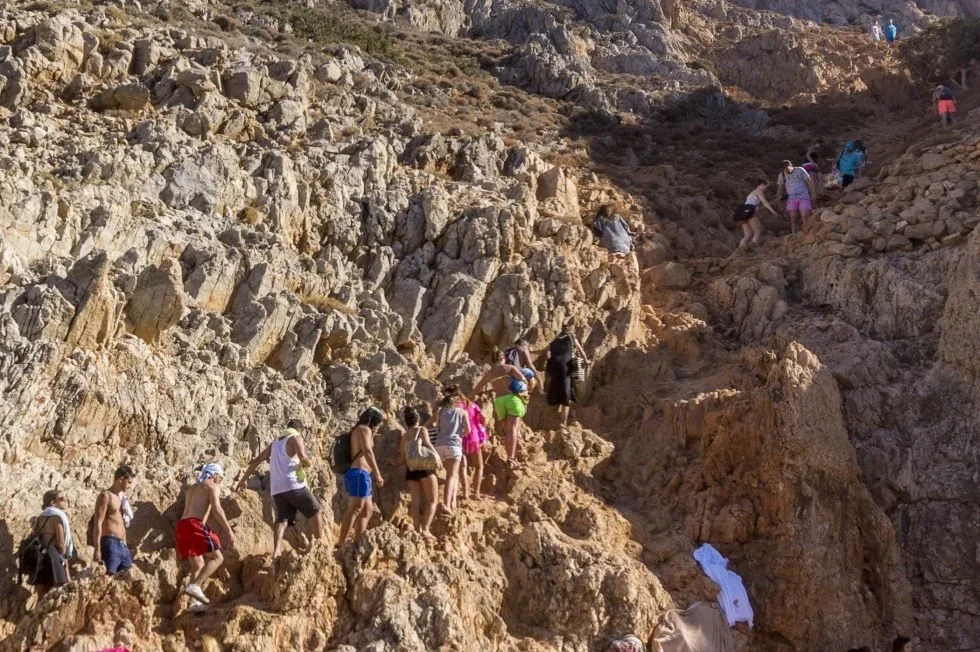 Playa de Seitan Limania («Puerto de Satanás»): belleza salvaje, foto 3
