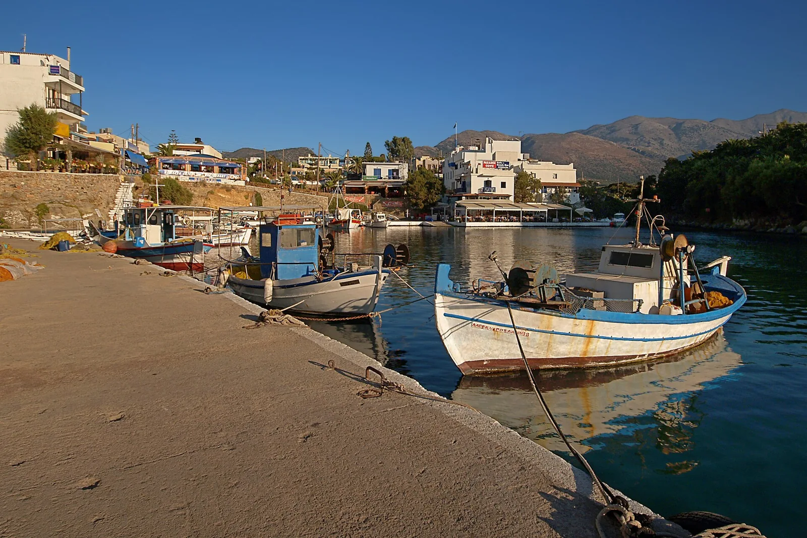 Sissi harbour, about 3.5 km west of Milatos