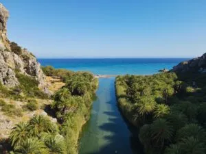 Preveli Palm Beach , and Its Surroundings – Crete
